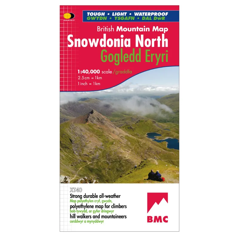 Harvey BMC Snowdonia North Map XT40